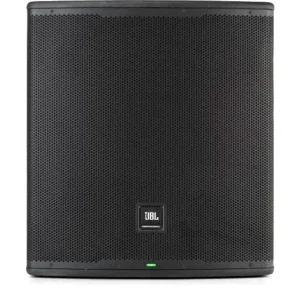 JBL Professional Self Powered 18'' Subwoofer, Built-in 2 Channel Digital Mixer, 1500W Power, Black | EON718S