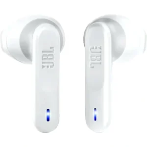 JBL Wave Flex In-Ear Wireless Earphones with IP54 and IPX2 Waterproofing, 12mm Driver, TalkThru and AmbientAware Technology, 32 hours Battery Life, Built-in Microphone, White | JBLWFLEXWHT
