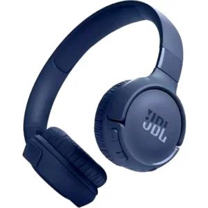 JBL Tune 720BT Wireless On-Ear Headphones, With  Pure Bass Sound, 40mm Drivers, Bluetooth 5.3, Hands-Free Calls, Audio Cable, Multipoint Connection, 76- Hours Battery Life, Blue | T720BTBLU