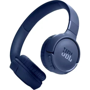 JBL Tune 520BT Wireless On-Ear Headphones, Pure Bass Sound, 57H Battery with Speed Charge, Hands-Free Call + Voice Aware, Multi-Point Connection, Lightweight & Foldable, Blue | T520BTBLU