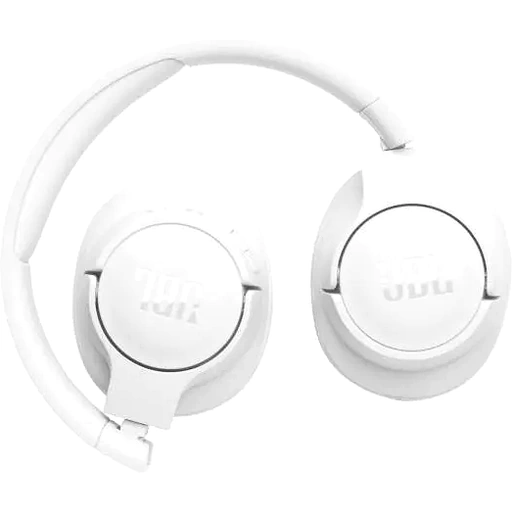 JBL Tune 720BT Wireless On-Ear Headphones, With Pure Bass Sound, 40mm Drivers, Bluetooth 5.3, Hands-Free Calls, Audio Cable, 76- Hours Battery Life,Multipoint Connection - White| T720BTWHT - Image 4