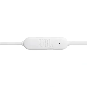 JBL TUNE 215BT Wireless Earbud Headphones with Bluetooth, 12.5mm Drivers, Built-in Mic, 16 Hour Battery Life, Integrated 3-Button Remote, Hands-Free Calls, Tangle-Free Flat Cable, White | JBLT215BTWHT