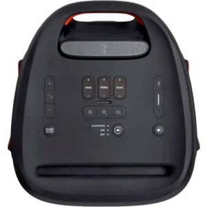 JBL PartyBox 310 Premium High Power Portable Wireless Bluetooth Audio System Bundle with  PMB100 Wired Dynamic Vocal Mic and Cable - Black