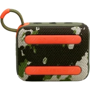 JBL Go 4 Portable Bluetooth Speaker, Up to 7 Hours Playtime, 4.2W Output Power, Support Auracast, IP67 Rated Protection, Bluetooth 5.3 Connectivity, USB Type-C Interface, Army | JBLGO4SQUAD