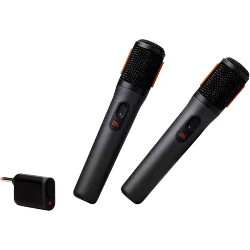 JBL PartyBox Wireless Mics, 16mm ECM Microphone Head, 600mAh Mic Battery, 700mAh Dongle Battery, Built-In Foam Pop Filter, Stable 2.4GHz Connection, Black | JBLPBWIRELESSMICAM - Image 9
