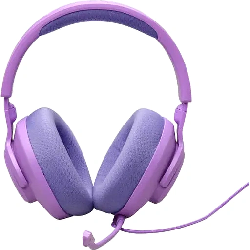 JBL Quantum 100M2 Wired Gaming Headphones, 40mm Dynamic Drivers, Detachable Boom, Directional Microphone Pick-Up Pattern, Fabric-Covered Memory Foam Ear Cushions, 1.2m Cable, Purple | JBLQTUM100M2PUR - Image 6