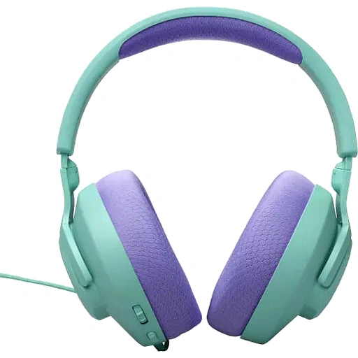 JBL Quantum 100M2 Wired Gaming Headphones, 40mm Dynamic Drivers, Detachable Boom, Directional Microphone Pick-Up Pattern, Fabric-Covered Memory Foam Ear Cushions, 1.2m Cable, Cyan | JBLQTUM100M2CYN - Image 3