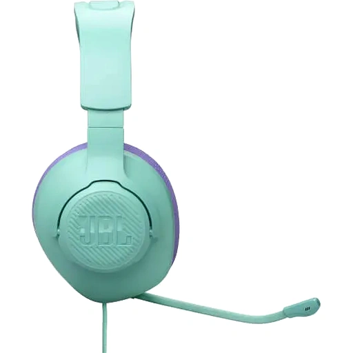 JBL Quantum 100M2 Wired Gaming Headphones, 40mm Dynamic Drivers, Detachable Boom, Directional Microphone Pick-Up Pattern, Fabric-Covered Memory Foam Ear Cushions, 1.2m Cable, Cyan | JBLQTUM100M2CYN - Image 7