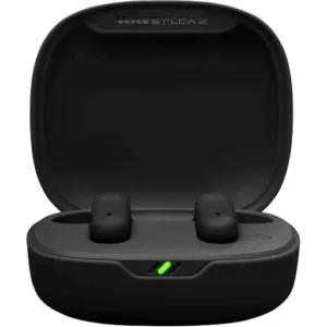 JBL Wave Flex 2 True Wireless Earbuds, 12mm Dynamic Driver, Bluetooth 5.3 Connectivity, Up to 40hrs Total Playback Time, Smart Ambient Technology, IP54 Rated Protection, Black | JBLWFLEX2BLK