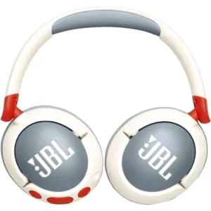 JBL Junior 470NC Headphones, 32mm Dynamic Drivers, Parental Control with Customizable Volume & Playtime, 500 mAh Battery Capacity, Bluetooth 5.3 Connectivity, White | JBLJR470NCWHT