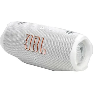 JBL Charge 6 Portable Bluetooth Speaker, Bluetooth 5.4 Version, 30W RMS for Woofer, 10W RMS for Tweeter Output Power, Waterproof, Dustproof, Drop-Proof, White | JBLCHARGE6WHTAM