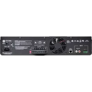 JBL CSA 1300Z Audio Amplifier, 300W Rated Power, Single Channel Output, Independent Bass and Treble Control, Euroblock and RCA Mono Sum Inputs, Crown's DriveCore Technology, Black | CSA1300Z