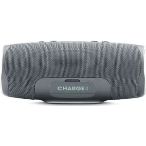 JBL Charge 4 Waterproof Portable Bluetooth Speaker with 20 Hour Battery, 7,500mAh - Gray | CHARGE4-GY