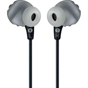 JBL Endurance Run 2 Wired Earphones, 8.2mm Driver Size, Remote Control in Cable, Built-In Mics, Magnetic Buds, TwistLock & FlexSoft Technology, Waterproof IPX5 Rating, Black | ENDURRUN2BLK