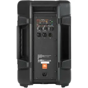 JBL Powered 12'' Portable PA Loudspeaker With Bluetooth, 53Hz to 20kHz Frequency Response, 129 dB Max SPL, 2 x Combo XLR-1/4" Mic/Line Inputs, Black | IRX112BT