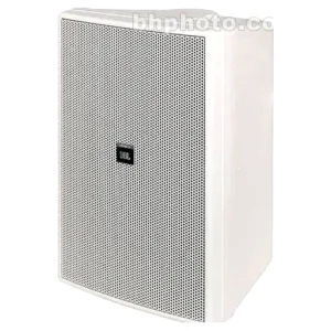 JBL Control 30 Three-Way Passive Indoor/Outdoor Monitor Speaker For Use With 70/100V Audio Distribution in Enclosure - Single - White | CONTROL 30-WH