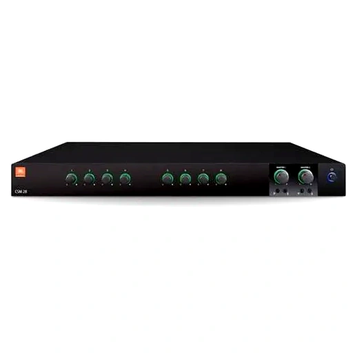 JBL NCSM28-U-EU 8 Input - 2 Output Mixer, Fanless, 1U Full-Rack, Mounting kit included (EU Version) | NCSM28-U-EU - Image 2