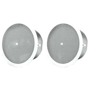 JBL Control 24C 2-Way Ceiling Speaker, 4" Woofer, 0.75" Tweeter, 1Pcs Single - White | CONTROL 24C