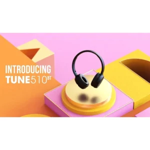 JBL Tune 510BT Wireless Headphones, 32mm Drivers, Built-In Mic for Hands-Free Calls, Multi-Function Voice Assistant Button, Up to 40H Battery Life, Padded Headband & Ear Cushions, Black | T510BTBLK