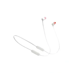 JBL Tune 125BT Wireless In Ear Headphone, Pure Bass Sound, Bluetooth 5.0, 16 Hour Battery Life, 96dB SPL/1mw Sensitivity, 20 Hz - 20 kHz Frequency, 16 Ohms Impedance, White | JBLT125BTWHT
