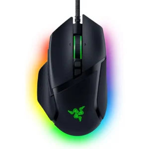 RAZER Basilisk V3 Customizable Ergonomic Gaming Mouse – Fastest Mouse Switch, Chroma RGB Lighting, 26K DPI Optical Sensor, 11 Programmable Buttons, HyperScroll Tilt Wheel – Classic Black