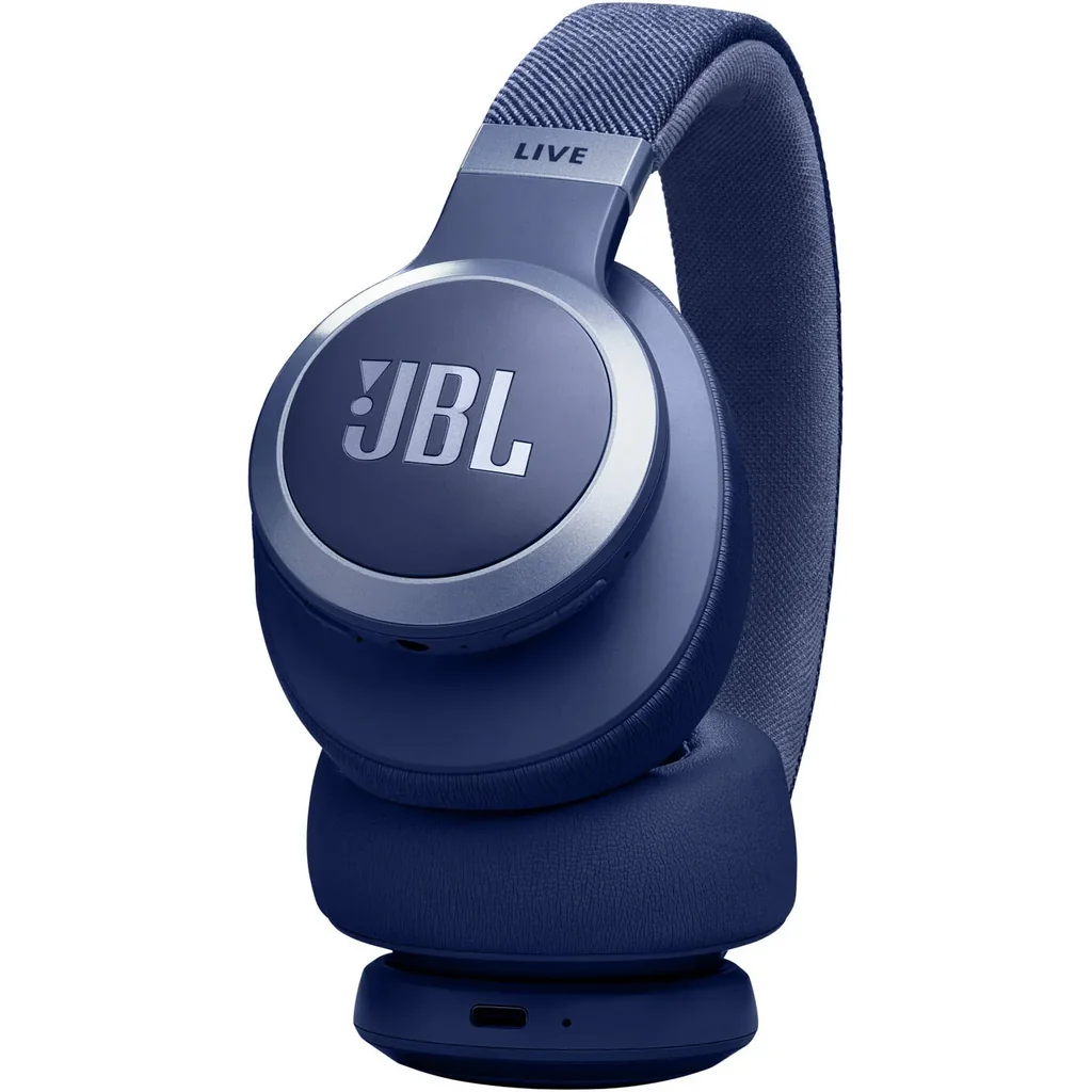 JBL Live 770NC Wireless Headphones, 40mm Driver Size, Bluetooth 5.3 with LE Audio Support, Signature Sound & Surround Sound, Built-In Microphone, Active Noise Cancelling, Blue | JBLLIVE770NCBLU - Image 5