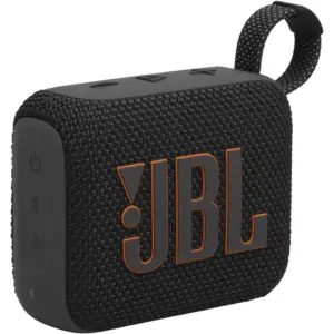 JBL Go 4 Portable Bluetooth Speaker, Up to 7 Hours Playtime, 4.2W Output Power, Support Auracast, IP67 Rated Protection, Bluetooth 5.3 Connectivity, USB Type-C Interface, Black | JBLGO4BLK