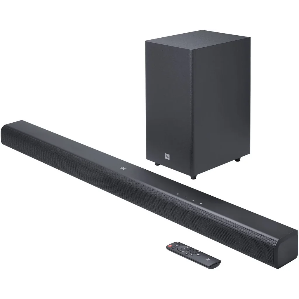 JBL Cinema SB580 3.1 Channel Soundbar, 440W Output, 3x (45 x 100) mm Racetrack Drivers + 3x 13mm Tweeters, 6.5" (165 mm), Wireless Subwoofer, Bluetooth 5.3 Version, Black | JBLSB580BLKUK