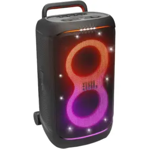 JBL PartyBox 520 Portable Bluetooth Speaker, 400W Output Power, 40 Hz-20 kHz Frequency Response, AI Sound Boost, Lightshow, Auracast Multi-Speaker Connection, IPX4 Splash Proof, Black | JBLPARTYBOX520