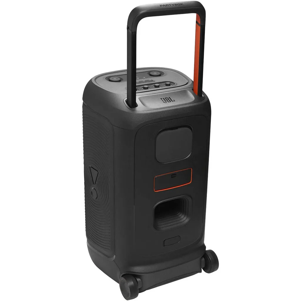 JBL PartyBox 520 Portable Bluetooth Speaker, 400W Output Power, 40 Hz-20 kHz Frequency Response, AI Sound Boost, Lightshow, Auracast Multi-Speaker Connection, IPX4 Splash Proof, Black | JBLPARTYBOX520 - Image 8