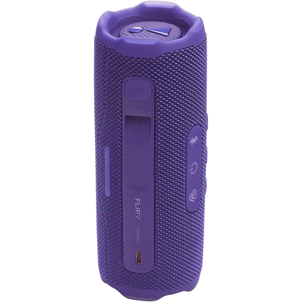 JBL Flip 7 Portable Bluetooth Speaker, Bluetooth 5.4 Version, 25 W RMS for Woofer, 10 W RMS for Tweeter, Lossless Audio Playback, Waterproof, Dustproof, & Drop-Proof, Purple | JBLFLIP7PUR - Image 3