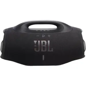 JBL Boombox 4 Portable Bluetooth Speaker, 2x 65W RMS Woofer Power, 37Hz - 20kHz , Two Bast Boost Settings, Up to 28 Hours Playing Time, IP68 Waterproof & Dustproof, Black | JBLBOOMBOX4BLK
