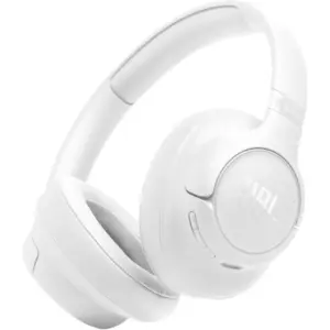 JBL Tune 730BT Wireless Over-Ear Headphones, JBL Pure Bass Sound, Up to 76 Hours Battery Life, Bluetooth 6, Lightweight Foldable Design, 2 Built-in Mics with VoiceAware, White | JBLT730BTWHT