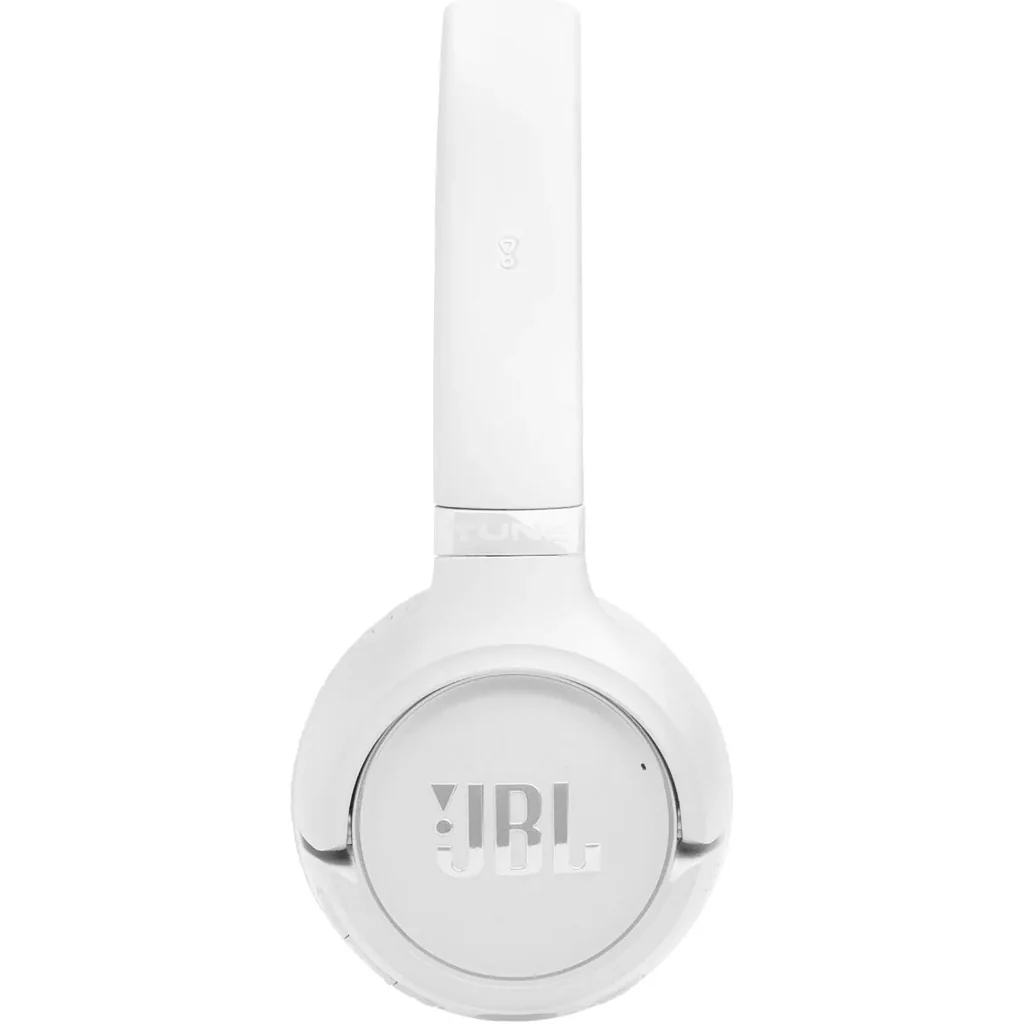 JBL Tune 530BT Wireless On-Ear Headphones, JBL Pure Bass Sound, Up to 76 Hours Battery Life, Bluetooth 6.0 Connection, Lightweight Foldable Design, 2 Beamforming Mics, White | JBLT530BTWHT - Image 2