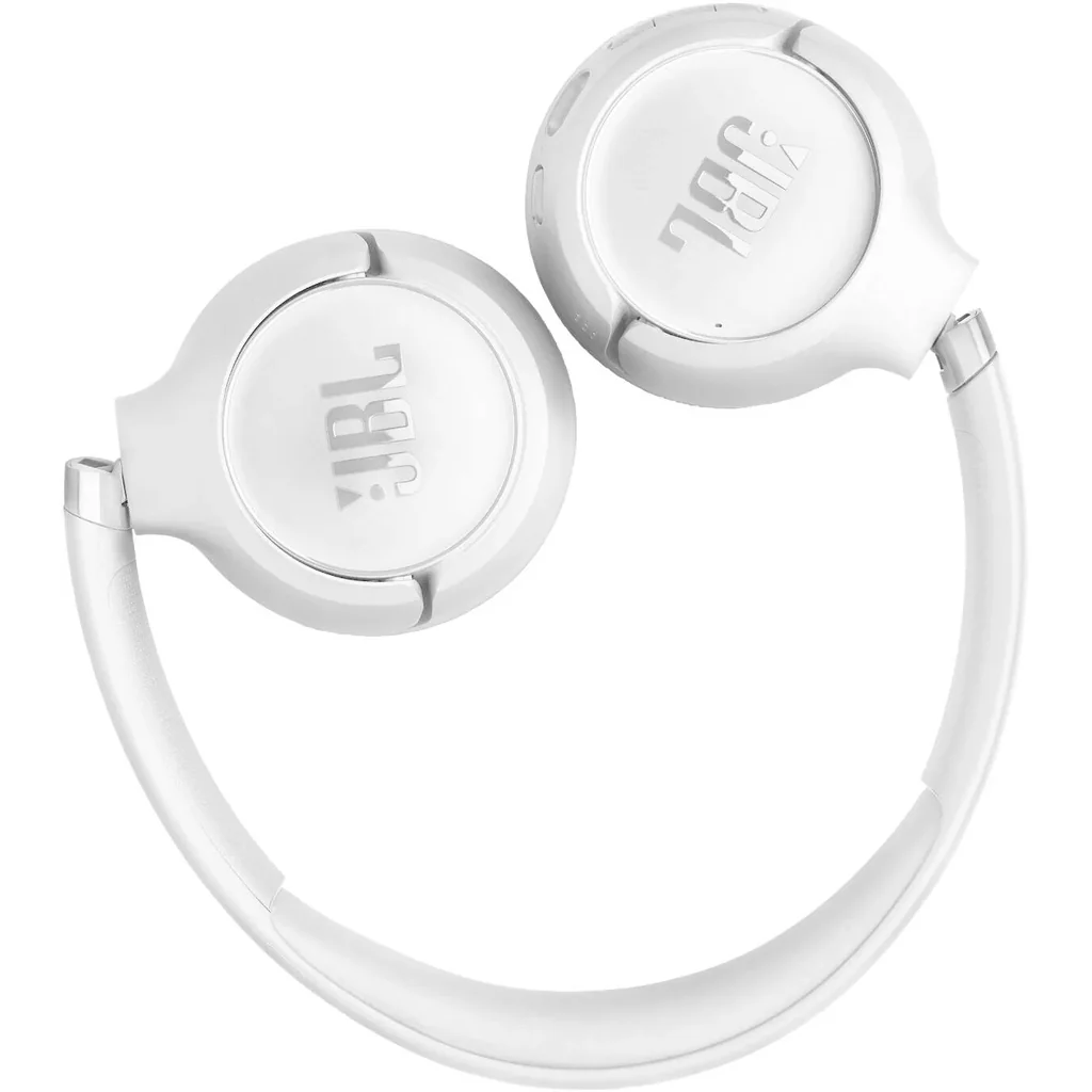 JBL Tune 530BT Wireless On-Ear Headphones, JBL Pure Bass Sound, Up to 76 Hours Battery Life, Bluetooth 6.0 Connection, Lightweight Foldable Design, 2 Beamforming Mics, White | JBLT530BTWHT - Image 6