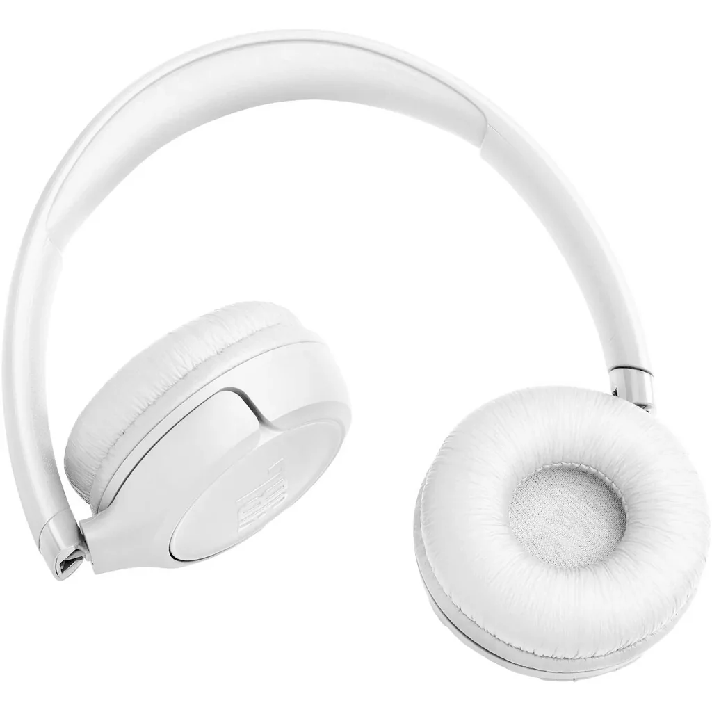 JBL Tune 530BT Wireless On-Ear Headphones, JBL Pure Bass Sound, Up to 76 Hours Battery Life, Bluetooth 6.0 Connection, Lightweight Foldable Design, 2 Beamforming Mics, White | JBLT530BTWHT - Image 8