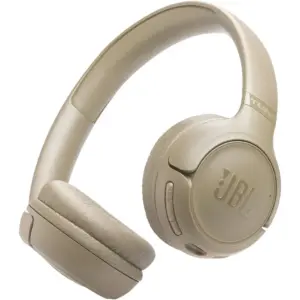 JBL Tune 530BT Wireless On-Ear Headphones, JBL Pure Bass Sound, Up to 76 Hours Battery Life, Bluetooth 6.0 Connection, Lightweight Foldable Design, 2 Beamforming Mics, Beige | JBLT530BTBEG
