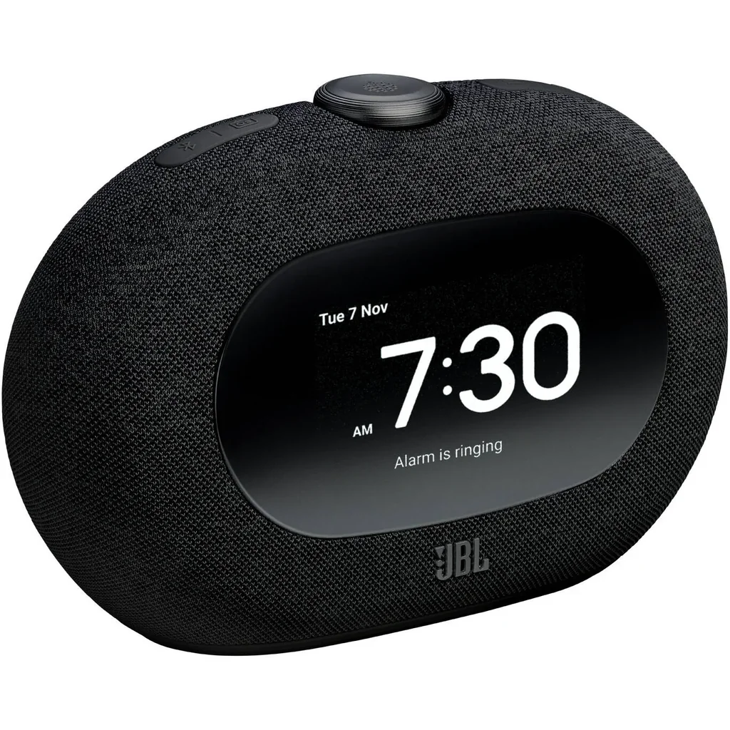 JBL Horizon 3 Bluetooth Clock Radio Speaker, Sunrise Alarm Simulation, JBL Pro Sound with DAB/DAB+/FM Radio, Wireless Bluetooth Streaming, USB Phone Charging Port, Black | JBLHORIZON3BLK