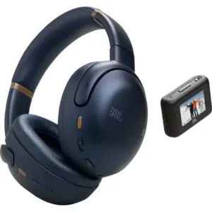 JBL Tour One M3 Smart Tx Over-Ear Headphone, 40mm Drivers, 8-Mic True Adaptive Noise Cancelling, 4 x Adaptive Beamforming Mics, BT 5.3 w/ LE, Up to 70 Hours of Music Playback, Blue | JBLTOM3AVIBLUAM