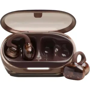JBL Soundgear Clips Open Ear Wireless Earbuds, JBL OpenSound Technology, Adaptive Bass Boost, 32 Hours Battery Life, Bluetooth 5.4, IP54 Protection, Hands Free Calls, Copper | JBLSNDGEARCLCOP