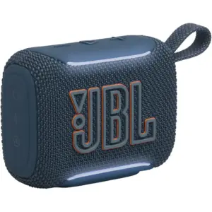 JBL Go 5 Portable Bluetooth Speaker, 4.8W RMS, Ambient Edge Lighting, 10Hr Battery, Playtime Boost, IP68 Waterproof Dustproof Drop-Proof, Auracast, Airtouch Stereo, Blue | JBLGO5BLU