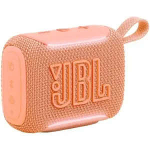 JBL Go 5 Portable Bluetooth Speaker, 4.8W RMS, Ambient Edge Lighting, 10Hr Battery, Playtime Boost, IP68 Waterproof Dustproof Drop-Proof, Auracast, Airtouch Stereo, Orange | JBLGO5ORG