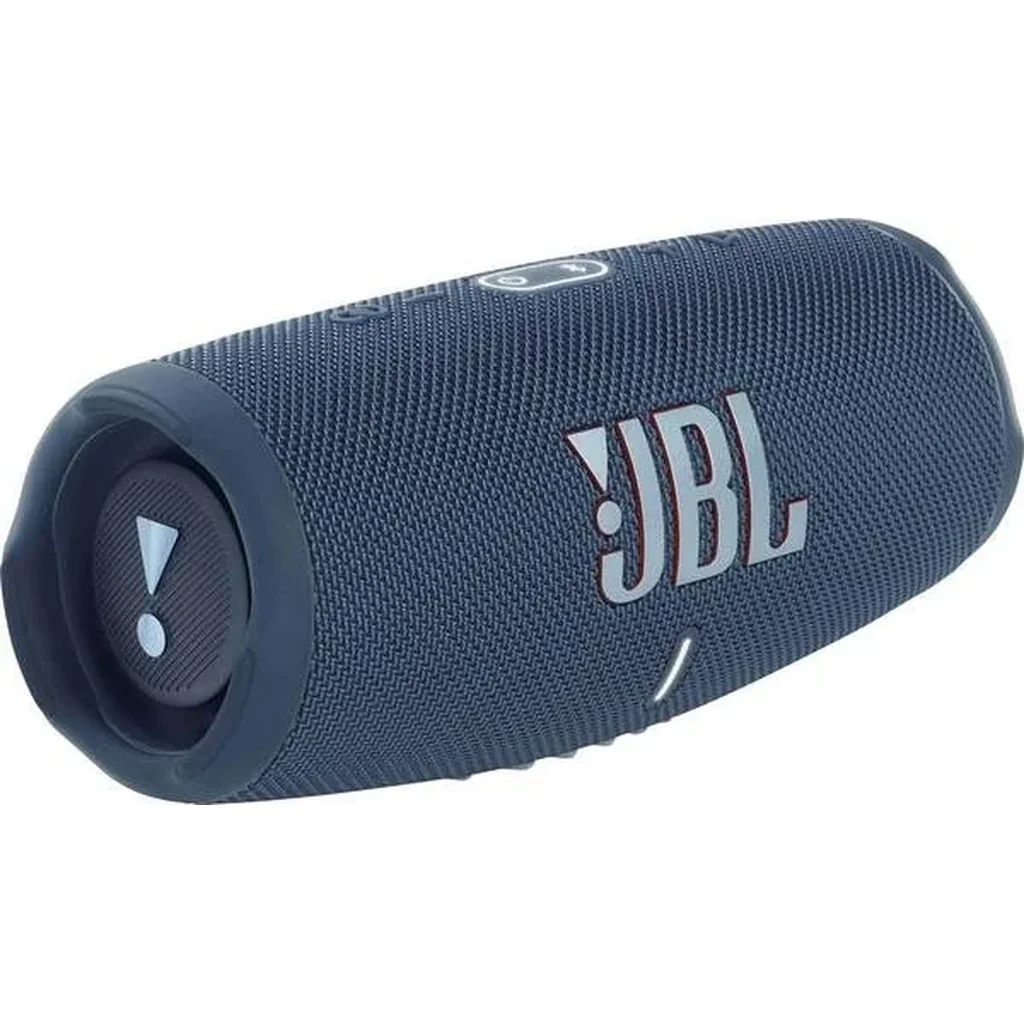JBL Charge 5 Bluetooth Speaker, For Outdoor, Water Proof, Dustproof Rating, Use Up To 20 Hours Playback, Pair Up To Two Mobile Devices at Once, USB Type-C Connectivity, Blue | CHARGE5-BL