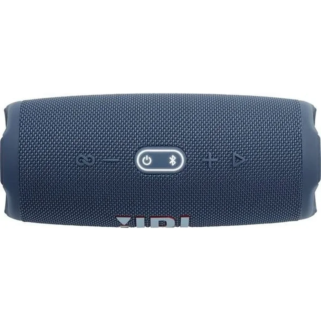 JBL Charge 5 Bluetooth Speaker, For Outdoor, Water Proof, Dustproof Rating, Use Up To 20 Hours Playback, Pair Up To Two Mobile Devices at Once, USB Type-C Connectivity, Blue | CHARGE5-BL - Image 2