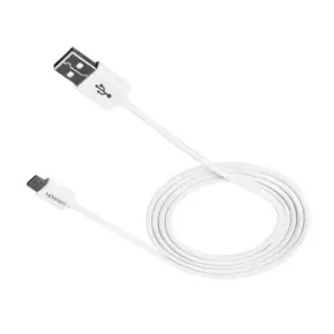 Canyon UM-1 Micro USB cable, 1M Length, Simple Sync & Charge, Compatible with Android Phones, White | CNE-USBM1W