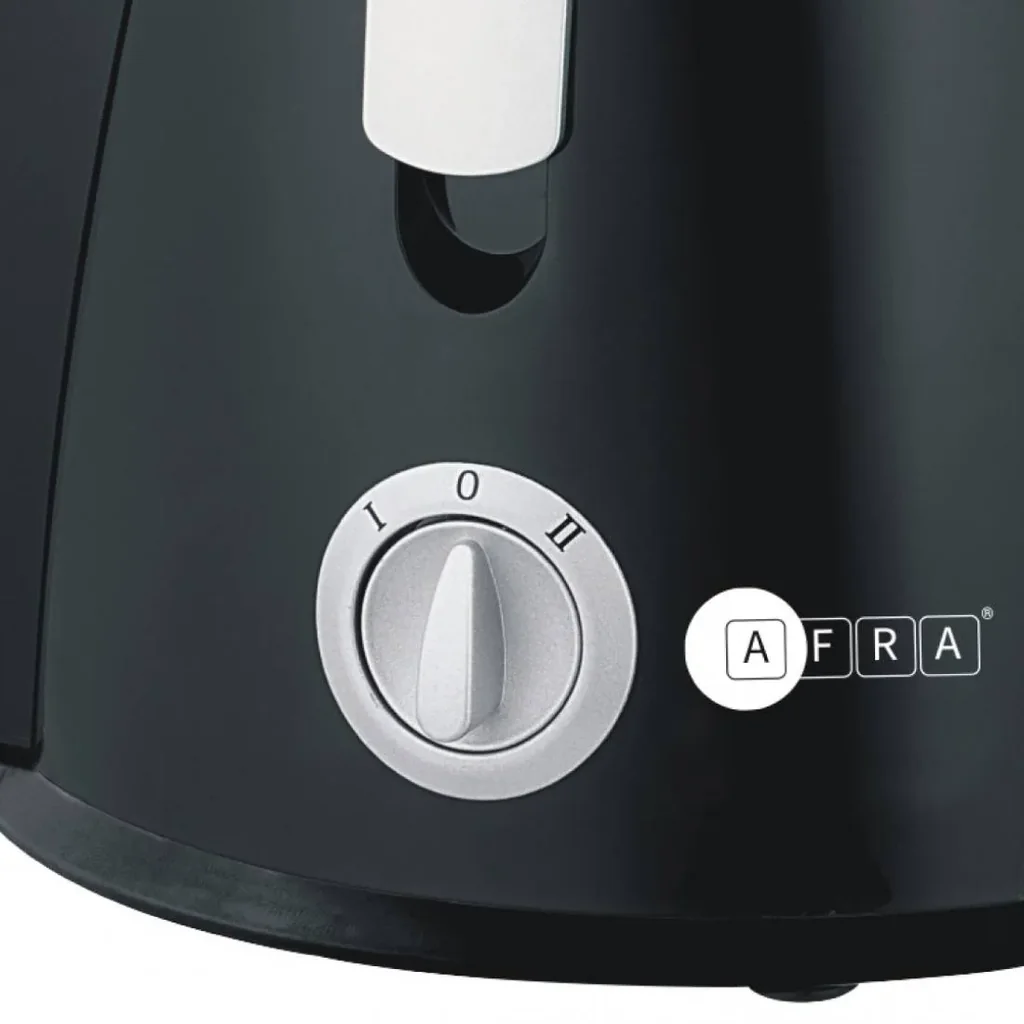 AFRA Juicer, 400W Power, 2 Speed Settings, Stainless Steel Filter, Easy Operating & Cleaning, Mark, ESMA, RoHS, And CB Certified, 2 Years Warranty, Black | AF-400JCBK - Image 4