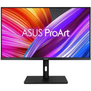 Asus ProArt PA328QV 31.5'' WQHD IPS Monitor, 2560x1440 Display, 75Hz Refresh Rate, 5ms Response Time, 100% sRGB, Color Accuracy, Calman Verified, Ergonomic Stand, Black | 90LM00X0-B02370