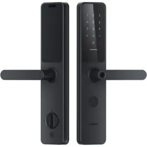Aqara A100 Zigbee Smart Lock, Biometric Fingerprint, 9 Unlock Methods, Remotely Configurable Passwords and Settings, Black | ZNMS02ES