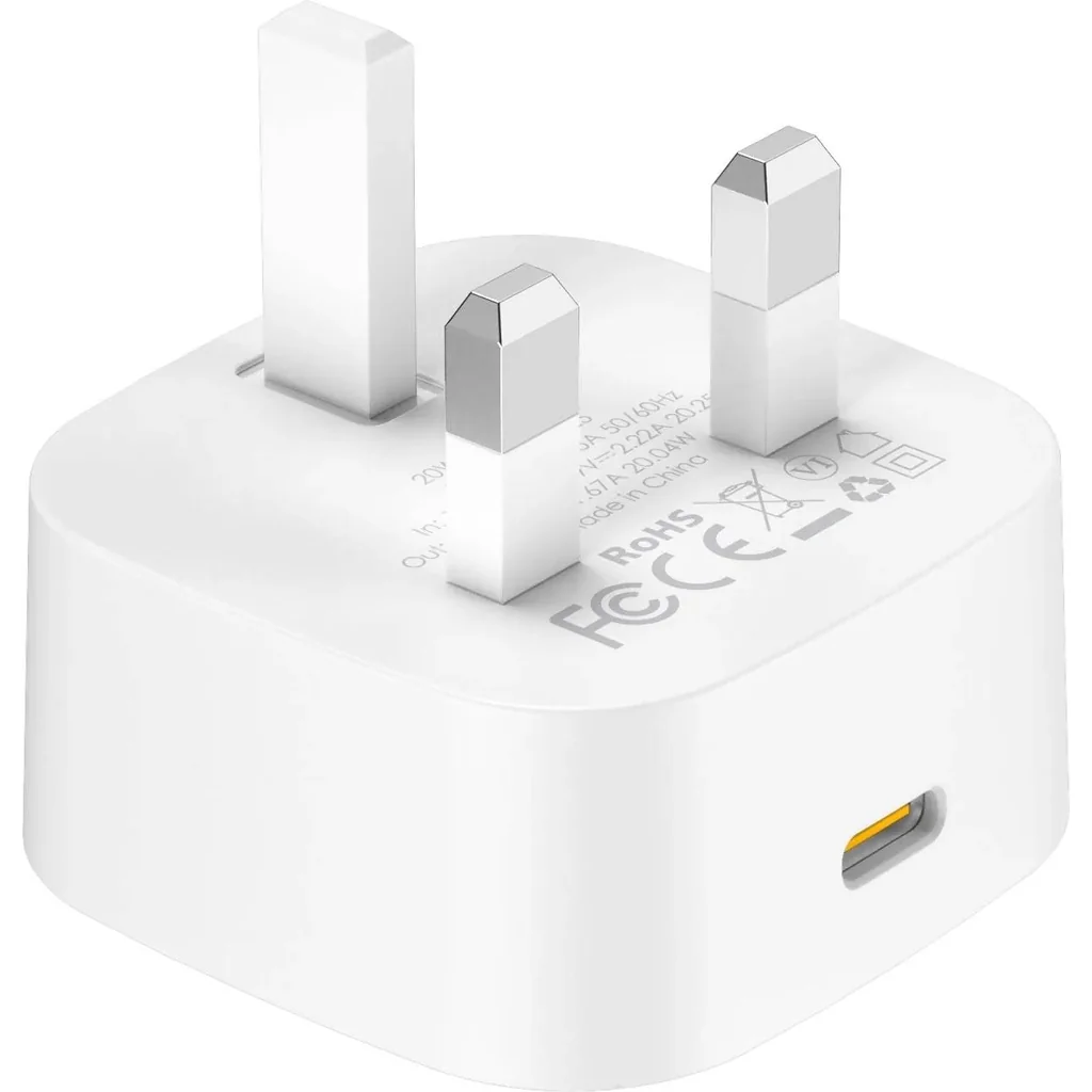 Aukey USB-C Mini Compact Charger, 20W Power Delivery Charging, Universal Compatibility, 0.5 Amps Output Current, AC 100 - 240 Volts Input Voltage, White | PA-Y25-WH - Image 2