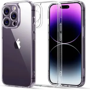 UGREEN iPhone 14 Pro Case, 6.1" Anti-Yellowing Military Back, Hard Anti-Explosion Back, Ultra Thin Case, Anti-Drop Shockproof Protection, Full Coverage Lens, Clear Case For iPhone 14 Pro | 90940